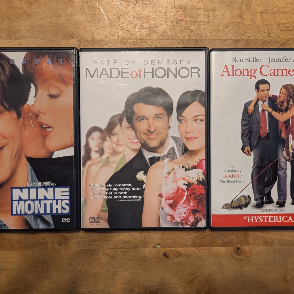 Romantic Comedy DVD Collection - Nine Months, Made of Honor, Along Came Polly